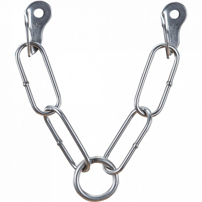 Plate belay station S (12 mm + 1 ring) - V-shaped linked plates