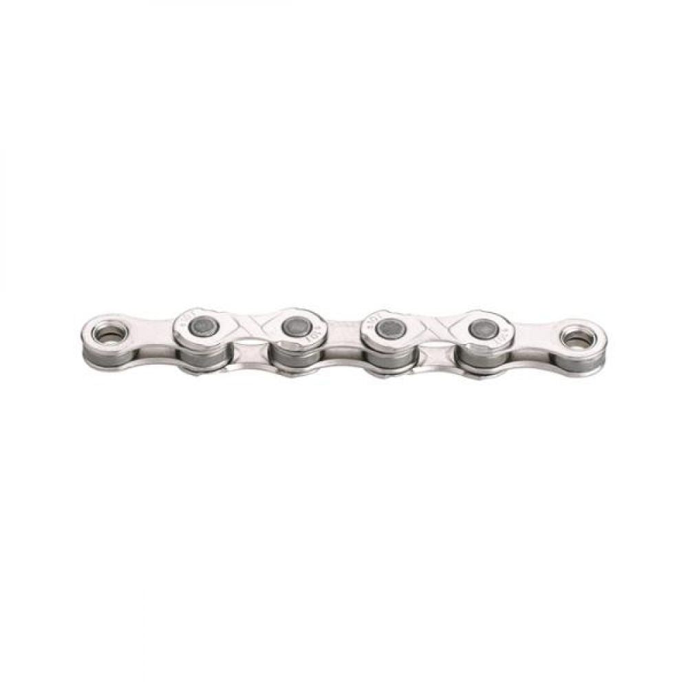 CHAINE VELO 10V. KMC E10 ARGENT 122M ATTACHE RAPIDE