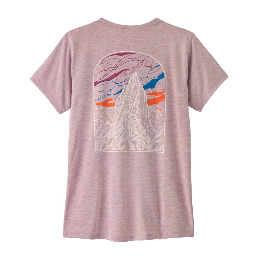 W's Cap Cool Daily Shirt - Cloud Crag / Quiet Violet