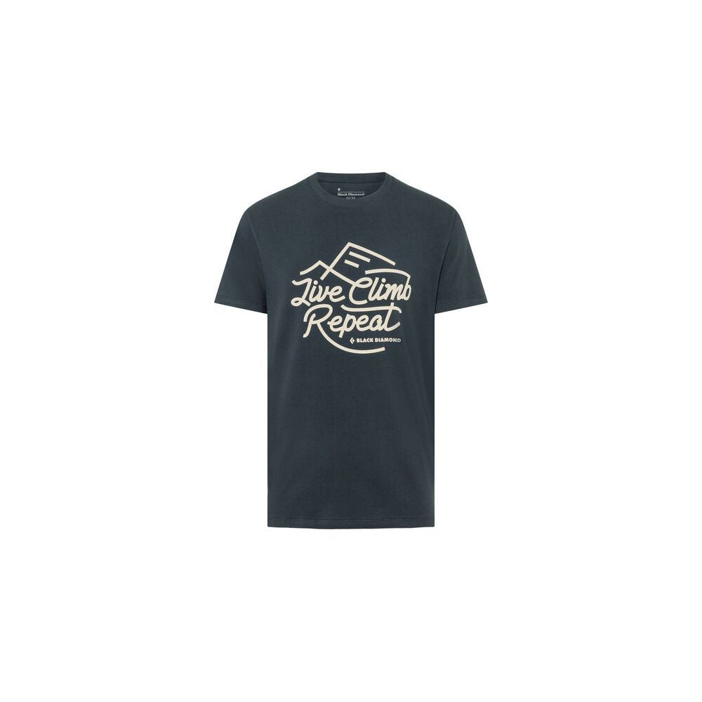 M - Tee-Shirt - LIVE CLIMB REPEAT TEE - Eclipse - Black Diamond