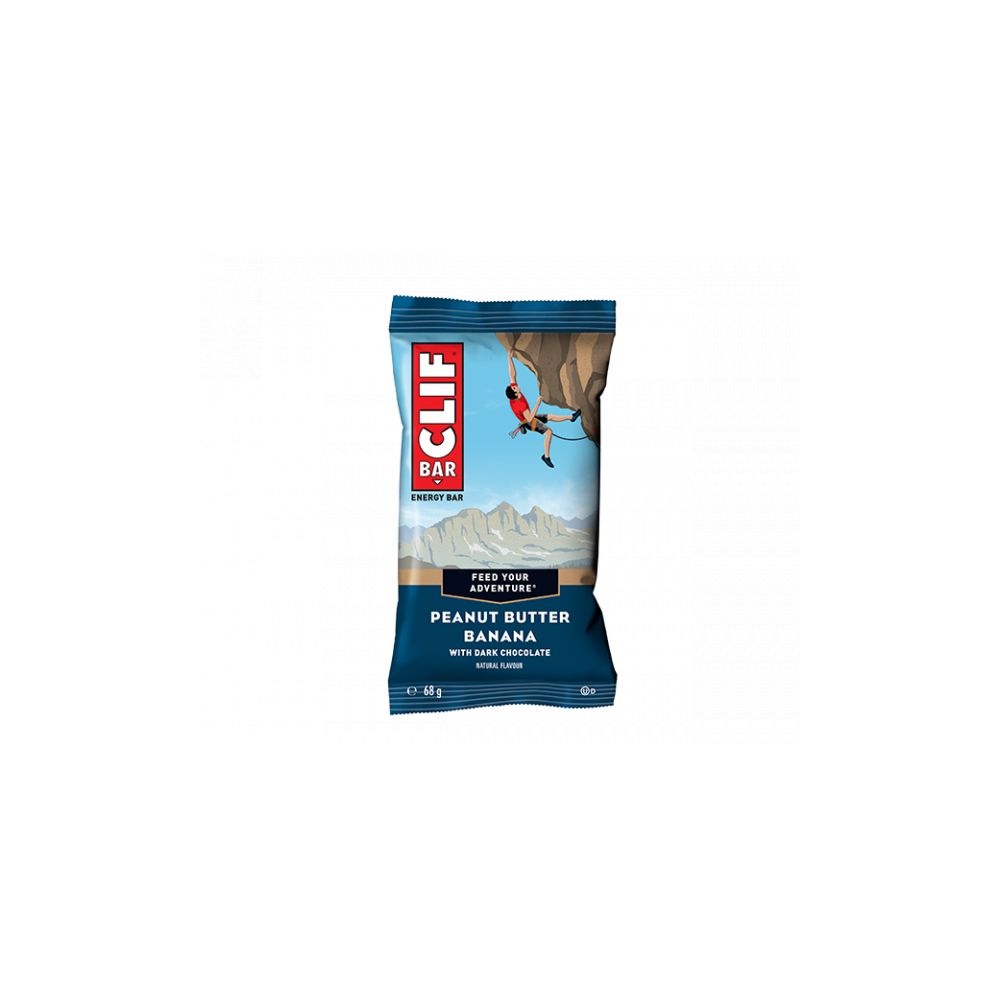 CLIF BARRE PBUTTER BANANE AVEC CHOCOLAT NOIR 68G