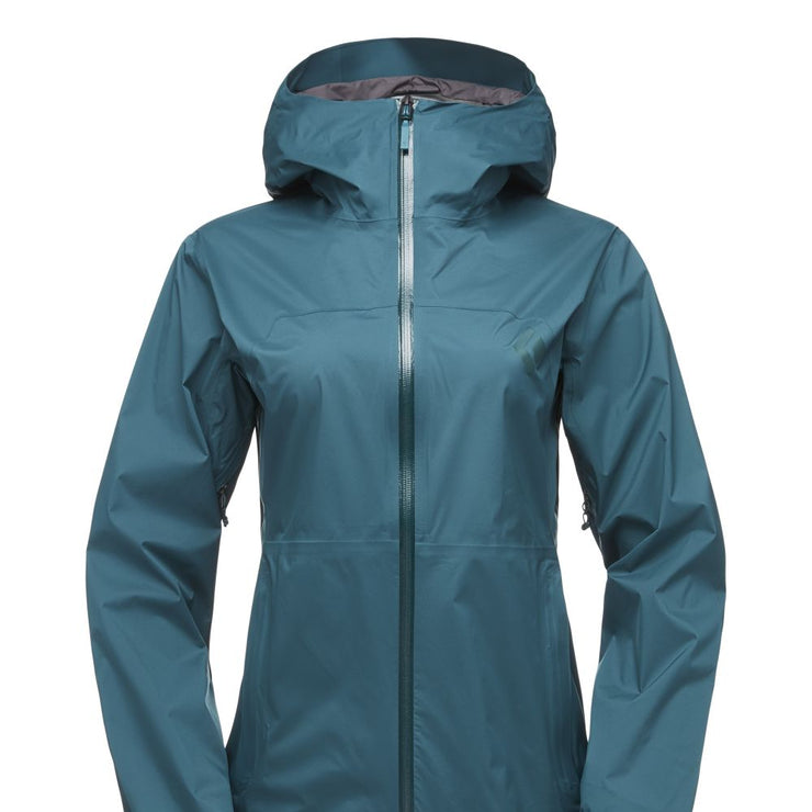 W STORMLINE STRETCH RAIN SHELL - Spruce
