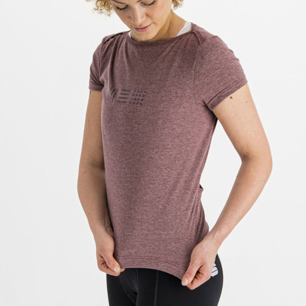 W - Giara tee bordeau - SPORTFUL