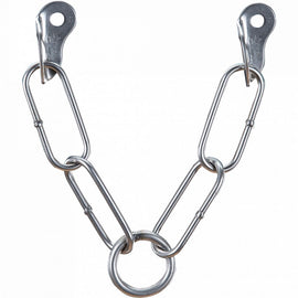 Plate belay station S (12 mm + 1 ring) - V-shaped linked plates