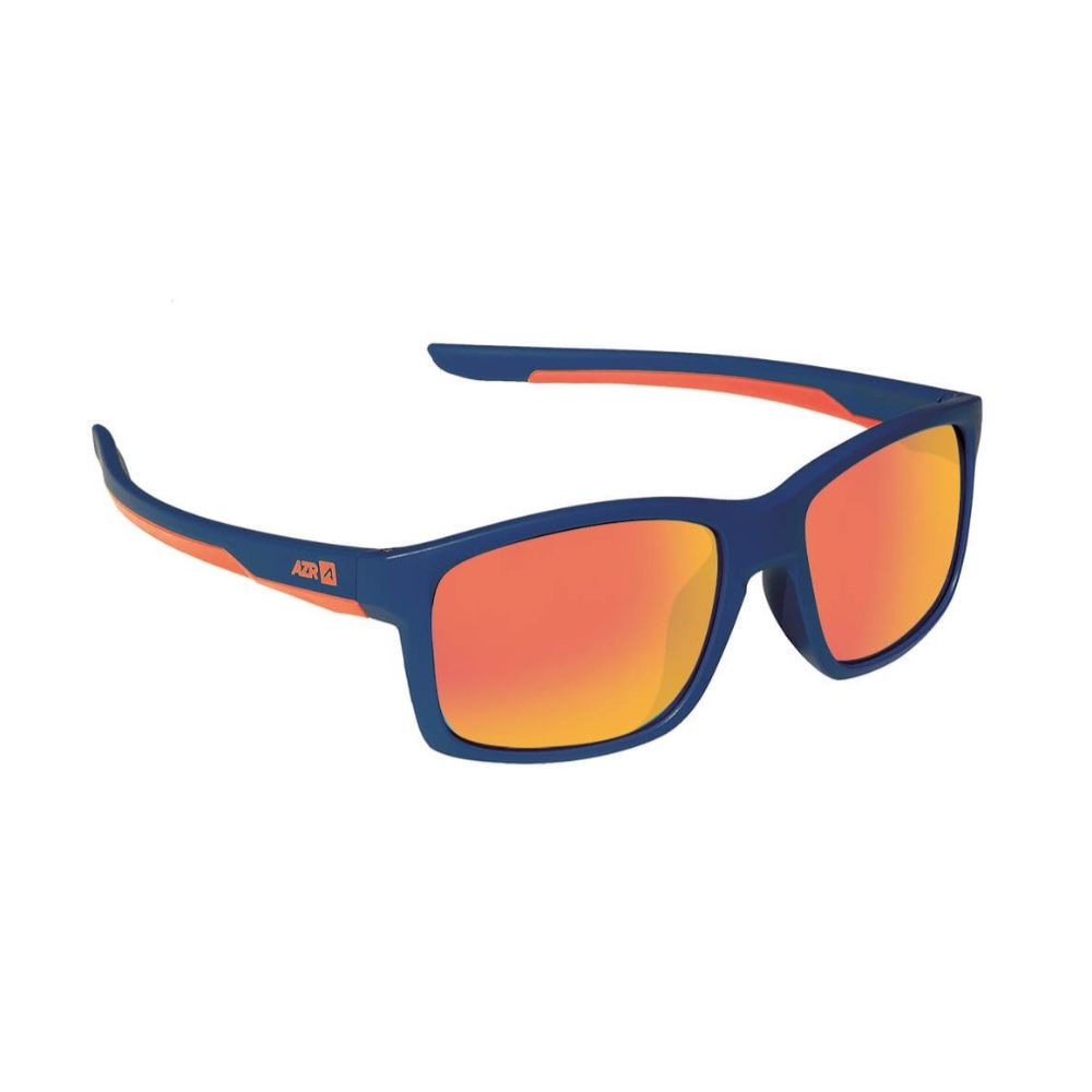 Lunettes-Sun Junior-3762-AZR-(Bleu Mate Orange/ Ecran Orange)