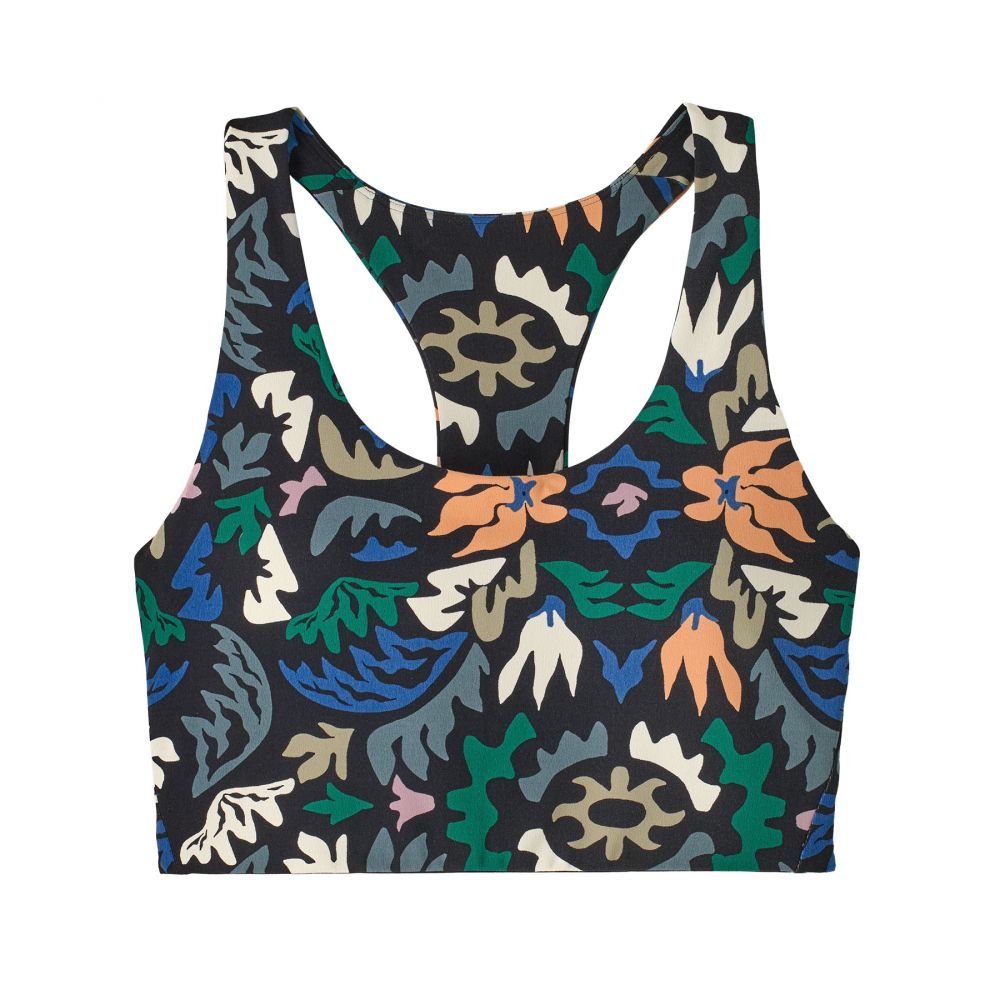 W's Maipo Mid Impact Bra - Kaleido Black