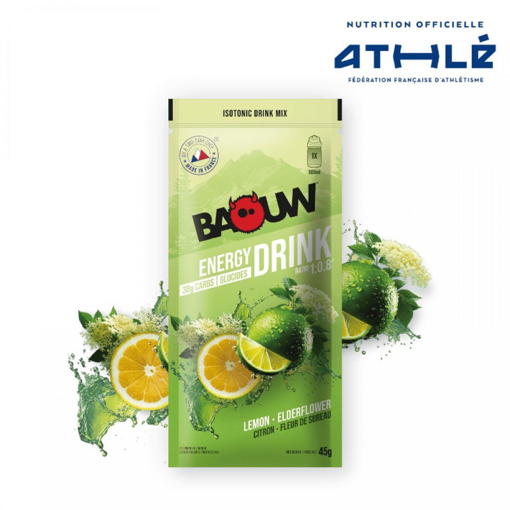 BOISSONS ISOTONIQUES SACHETS 45G - BAOUW