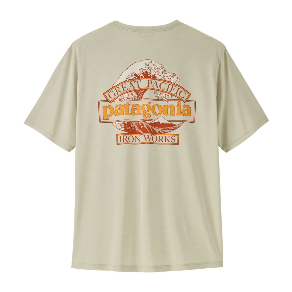 M's Cap Cool Daily Shirt - Great Waves / Dyno White