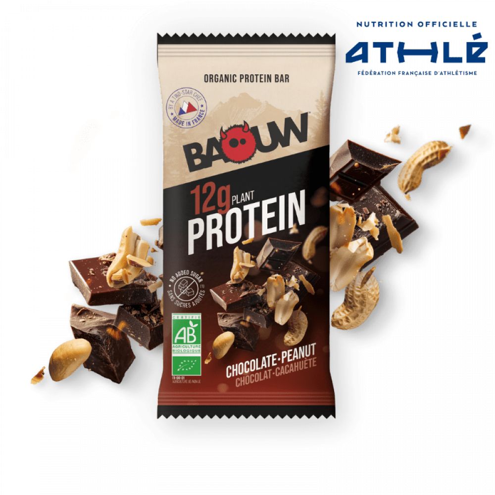 BARRES PROTEINÉE BIO 50G - BAOUW