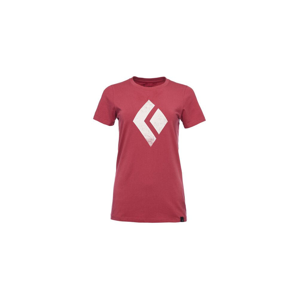 W - Tee-Shirt - SS CHALKED UP TEE - Wild Rose - Black Diamond