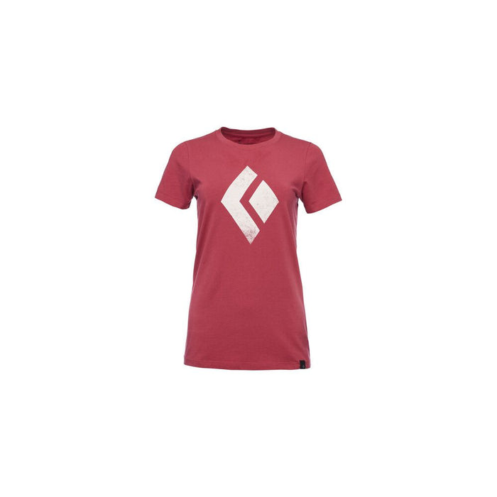 W - Tee-Shirt - SS CHALKED UP TEE - Wild Rose - Black Diamond