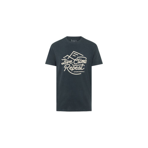M - Tee-Shirt - LIVE CLIMB REPEAT TEE - Eclipse - Black Diamond