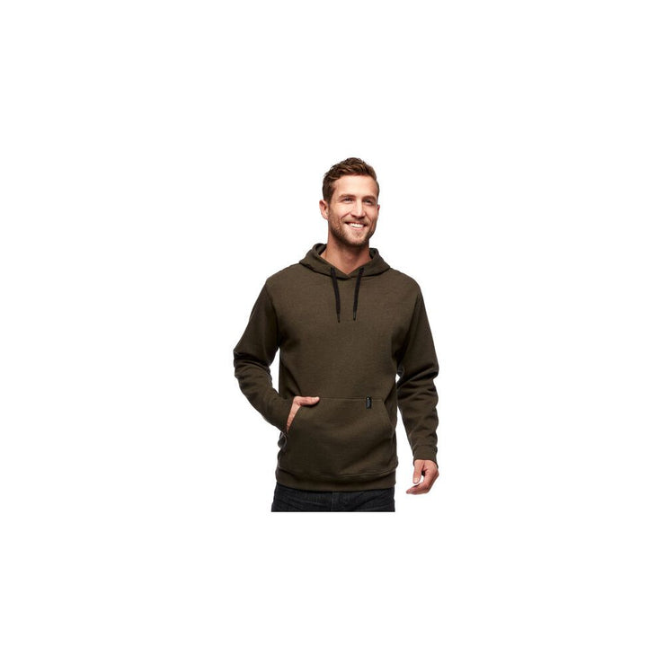 M - Sweat capuche - BASIS PULLOVER HOODY - Cypress Heather - Black Diamond