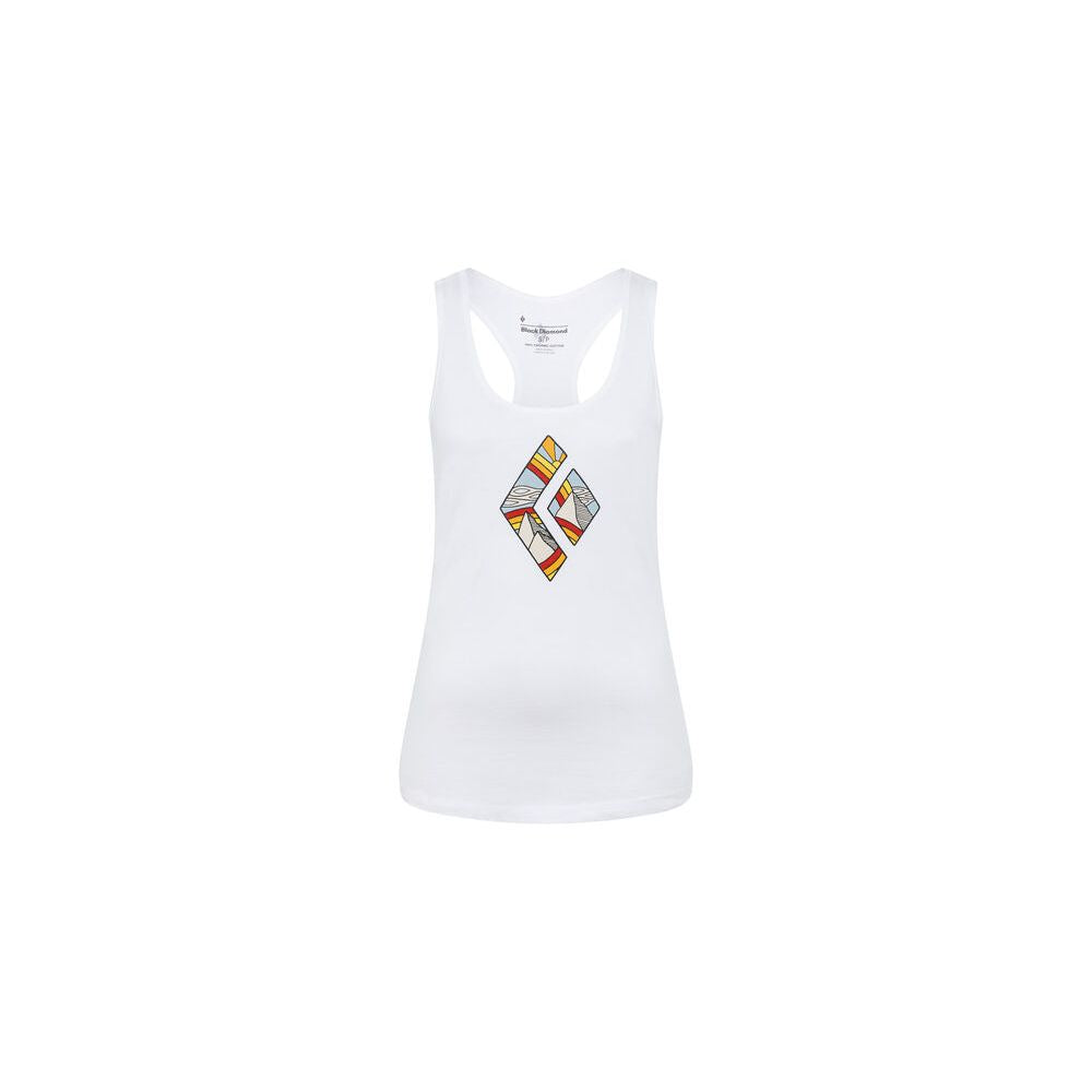 W - RAINBOW DIAMOND TANK - Blanc - Black Diamond