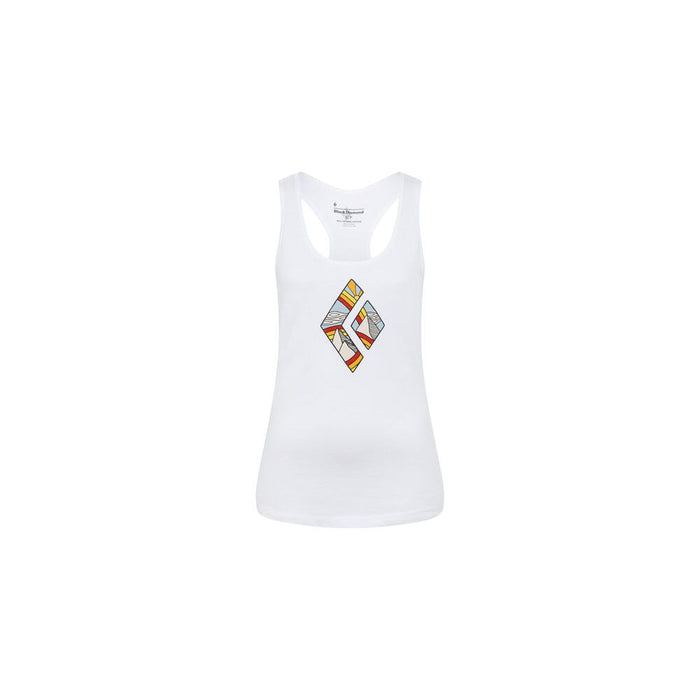 W - RAINBOW DIAMOND TANK - Blanc - Black Diamond
