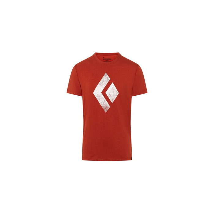 M - SS CHALKED UP TEE - Red Rock - Black Diamond