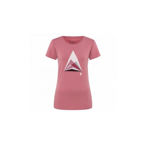 w - tee - mountain transparency - ROSEWOOD