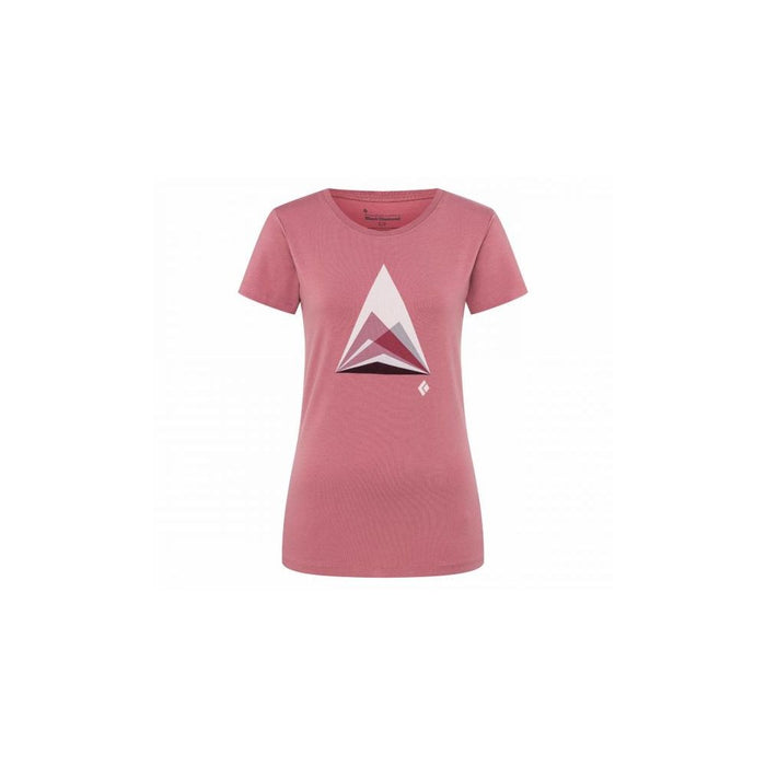 w - tee - mountain transparency - ROSEWOOD